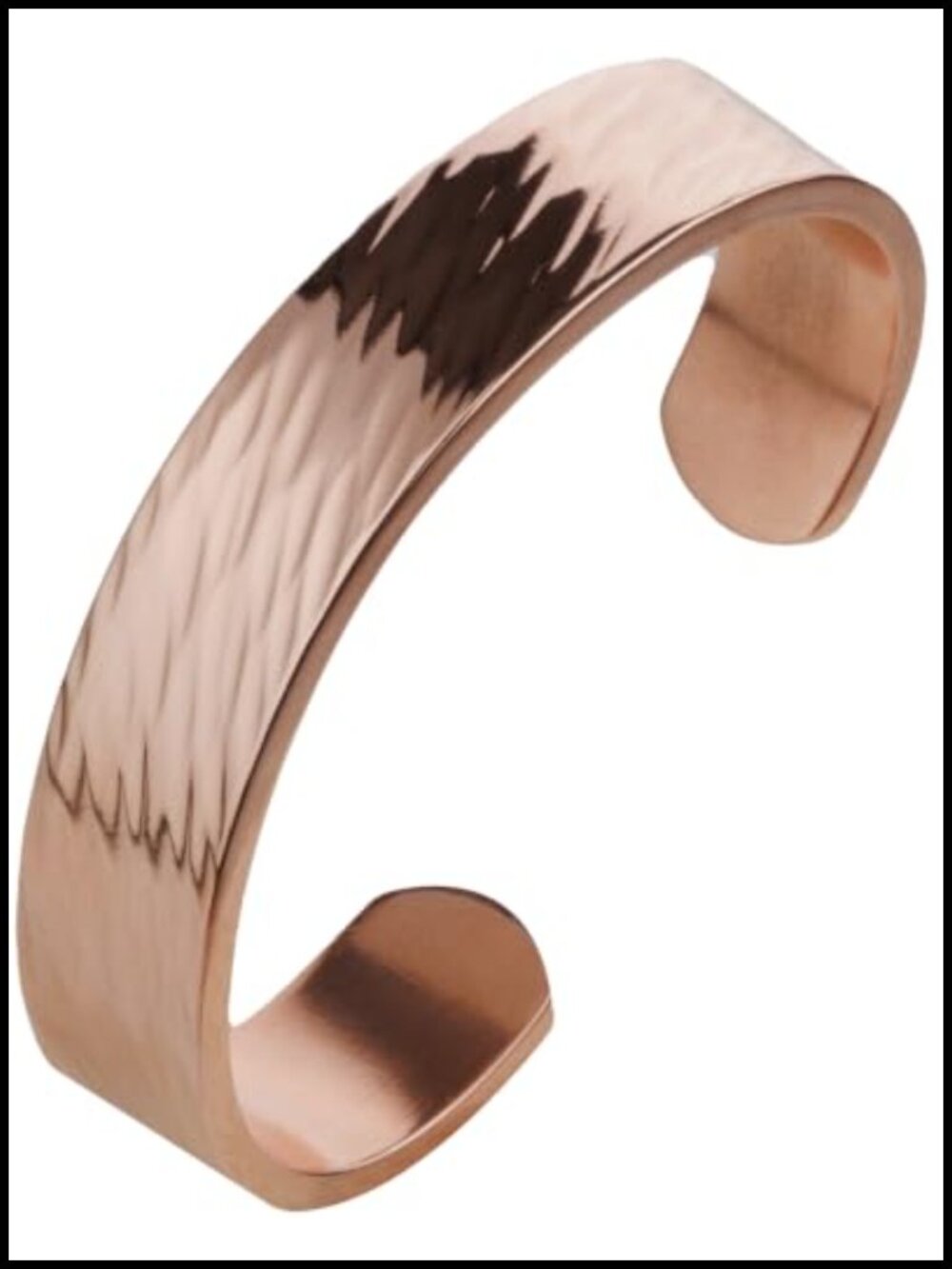 3mm Thick Solid Copper Cuff Bangle Bracelet Uncoated Heavy Gauge Adjustable